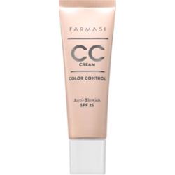 Farmasi Color Control rozświetlający krem CC SPF 25 odcień 02 Light To Medium 30 ml