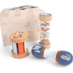 FILIBABBA Play Set My First Wooden Sensory Toys zestaw dla dzieci 6m+ 3 szt.