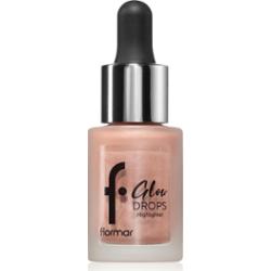 flormar Glow Drops Lip Tattoo płynny rozjaśniacz odcień 002 Sun Glow 14 ml