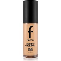flormar Perfect Coverage Mat Touch Foundation podkład matujący do skóry tłustej i mieszanej odcień 303 Classic Beige 30 ml