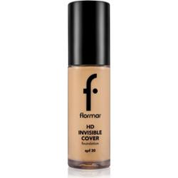 flormar HD Invisible Cover Foundation lekki podkład z rozświetlającym efektem SPF 30 odcień 80 Soft Beige 30 ml