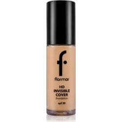 flormar HD Invisible Cover Foundation lekki podkład z rozświetlającym efektem SPF 30 odcień 090 Golden Natural 30 ml