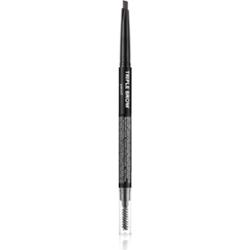 flormar Triple Brow Pencil kredka do brwi 3 w 1 odcień 001 Brunette 0.75 g
