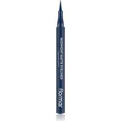 flormar Midnight Matte Eyeliner eyeliner w pisaku z matowym wykończeniem odcień 03 Dark Blue 1 ml