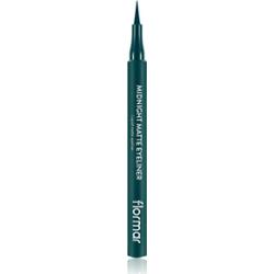 flormar Midnight Matte Eyeliner eyeliner w pisaku z matowym wykończeniem odcień 04 Green 1 ml