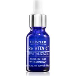 Flos-Lek ReVITA C 45+ Koncentrat witaminowy pod oczy, na szyję  i dekolt 