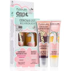 FlosLek Laboratorium Vege Lip Care Renewal zestaw do ust