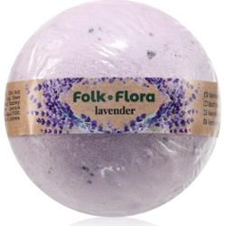 Folk & Flora Lavender kule do kąpieli o działaniu uspokajającym 130 g