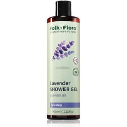 Folk & Flora Lavender relaksujący żel pod prysznic 400 ml