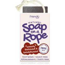 Friendly Soap Soap on a Rope Patchouli & Sandalwood mydło naturalne 95 g