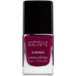 Gabriella Salvete Longlasting Enamel długotrwały lakier do paznokci z wysokim połyskiem odcień 22 Bordó 11 ml