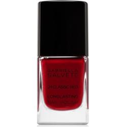 Gabriella Salvete Longlasting Enamel długotrwały lakier do paznokci z wysokim połyskiem odcień 24 Classic Red 11 ml