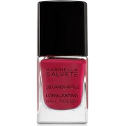 Gabriella Salvete Longlasting Enamel długotrwały lakier do paznokci z wysokim połyskiem odcień 28 Candy Apple 11 ml