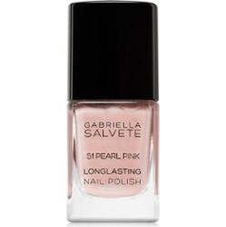 Gabriella Salvete Longlasting Enamel długotrwały lakier do paznokci z perłowym blaskiem odcień 51 Pearl Pink 11 ml