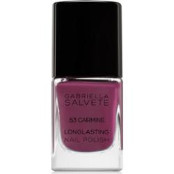 Gabriella Salvete Longlasting Enamel długotrwały lakier do paznokci z wysokim połyskiem odcień 53 Carmine 11 ml