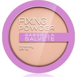 Gabriella Salvete Fixing Powder Hydrating delikatny puder w kompakcie SPF 15 odcień 02 Light Nude 8 g