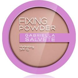 Gabriella Salvete Fixing Powder Hydrating delikatny puder w kompakcie SPF 15 odcień 04 Nude Beige 8 g