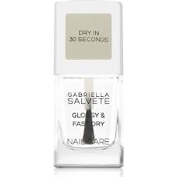 Gabriella Salvete Nail Care Glossy & Fast Dry szybkoschnący lakier bazowy do paznokci do paznokci 11 ml