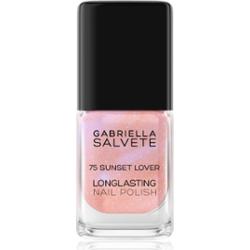Gabriella Salvete Longlasting Enamel długotrwały lakier do paznokci z brokatem odcień 75 Sunset Lover 11 ml