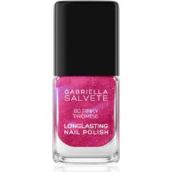 Gabriella Salvete Longlasting Enamel długotrwały lakier do paznokci z brokatem odcień 80 Pinky Promise 11 ml