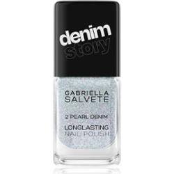 Gabriella Salvete Longlasting Enamel Denim Story długotrwały lakier do paznokci odcień 02 Pearl Denim 11 ml