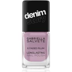 Gabriella Salvete Longlasting Enamel Denim Story długotrwały lakier do paznokci odcień 06 Faded Plum 11 ml