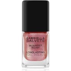 Gabriella Salvete Longlasting Enamel długotrwały lakier do paznokci z perłowym blaskiem odcień 90 Sunset Blush 11 ml