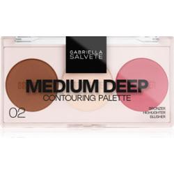 Gabriella Salvete Contouring Palette paletka do konturowania twarzy odcień 02 Medium Deep 9 g