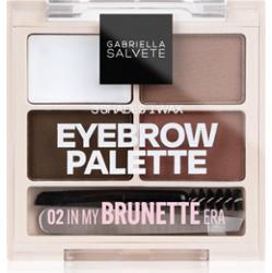 Gabriella Salvete Eyebrow Palette zestaw do stylizacji brwi odcień 02 In My Brunette Era 5.2 g
