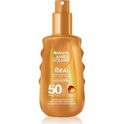 Garnier Ambre Solaire Ideal Bronze mleczko do opalania w sprayu do ciała SPF 50 150 ml
