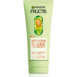 Garnier Fructis Keratin Sleek odżywka keratynowa do nabłyszczania i zmiękczania włosów 200 ml