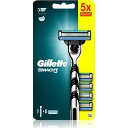 Gillette Mach3 maszynka do golenia + ostrza wymienne 5 szt.
