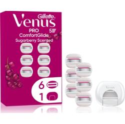 Gillette Venus PRO ComfortGlide Sugarberry zapasowe ostrza + osłona ochronna 6 szt.