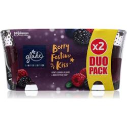 GLADE Berry Festive Kiss DUO świeczka zapachowa 2x112 g