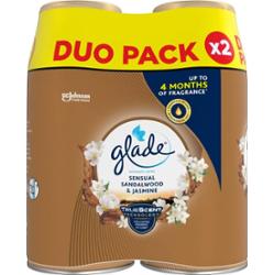 GLADE Automatic Sensual Sandalwood & Jasmine automatyczny odświeżacz powietrza napełnienie DUO