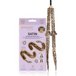 GLOV - Coolcurl Satin Heatless Hair Curling Tool, Cheetah - zestaw do kręcenia włosów na zimno