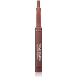 Gosh Forever Mineral Matte długotrwałe cienie do powiek w kredce odcień 016 Matt Chocolate 1.4 g
