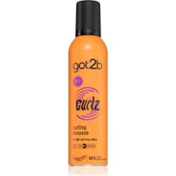 got2b Curlz Curling Mousse pianka do włosów podkreślająca loki 250 m