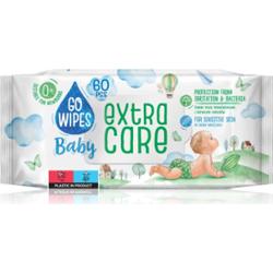 GoWipes Extra Care nawilżane chusteczki oczyszczające dla dzieci do skóry wrażliwej 0+ 60 szt.