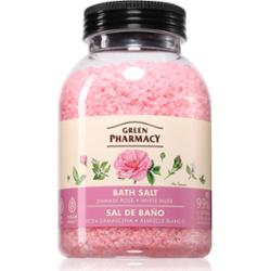 Green Pharmacy Damask Rose & White Musk Bath Salt relaksująca sól do kąpieli 1000 g