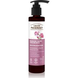 Green Pharmacy Damask Rose & Ceramides Face Emulsion emulsja oczyszczająca do twarzy 150 ml
