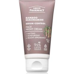 Green Pharmacy Bamboo & Niacinamide Night Face Cream nawilżający krem na noc 50 ml
