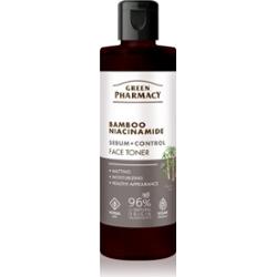Green Pharmacy Bamboo & Niacinamide Face Toner tonik aktywny do skóry tłustej 200 ml