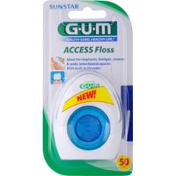 G.U.M Access Floss nić dentystyczna do aparatu ortodontycznego oraz implantów 50 szt.