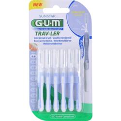G.U.M Trav-Ler Interdental szczoteczki międzyzębowe 0,6 mm 6 szt.