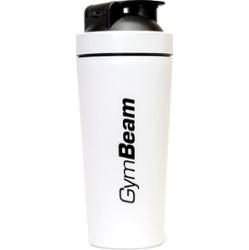 GymBeam Shaker Steel shaker sportowy kolor White 739 ml