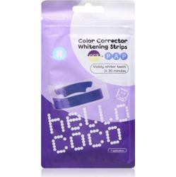 hello coco Color Corrector Whitening Strips paski wybielające 7 szt.