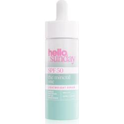hello sunday the mineral one lightweight serum drops lekkie serum SPF 50 30 ml