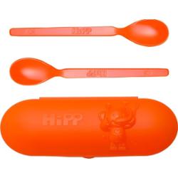 Hipp Spoons Set zestaw naczyń na drogę Orange