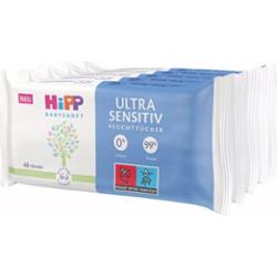 Hipp Babysanft Ultra Sensitive chusteczki nawilżane dla dzieci 5x48 szt.